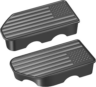 Bed Rail Stake Pocket Covers for 2023-2026 Chevy Colorado/GMC Canyon, Ational Flag Truck Rear Holes Caps Bed Rail Holes Plugs Covers