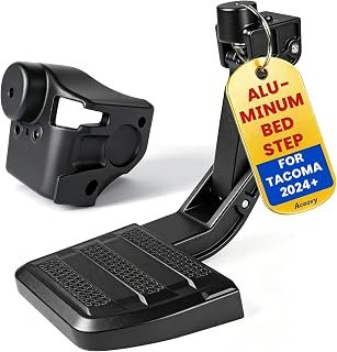 All Aluminum Retractable Rear Bed Step for 2024-2026 Toyota Tacoma