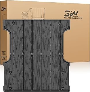 3W Truck Bed Mat for Toyota Tundra 2022-2026 5.5FT/5.5', Heavy Duty TPE