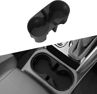 Center Console Cup Holder Inserts for Chevrolet Colorado & GMC Canyon 2026 2025 2024 2023, Interior Accessories Car Cup Holder for Chevy Colorado & GMC Canyon 2023-2026, Black