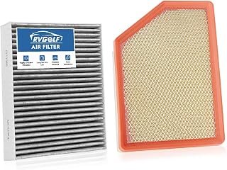 All 6.6L Diesel Engine Only, Air Filter Set Fit for 20-26 Silverado 2500HD