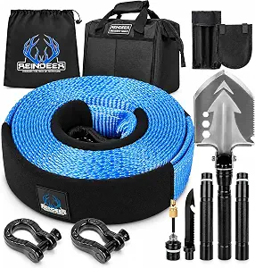 REINDEER recovery kit with folding shovel