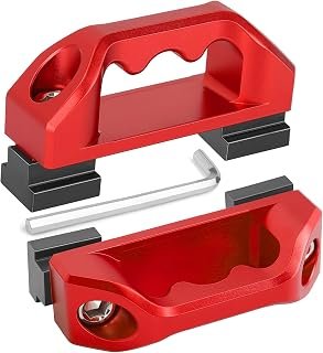 Aluminum Truck Bed Tie Down Anchors for Toyota Tacoma 2005-2026 & Tundra 2022-2026 Factory Deck Rail System, Heavy Duty D Ring Cargo Cleats Mounts with T Slot Nuts, Pickup Bed Rail Accessories