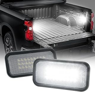 2Pcs LED Truck Bed Light Rear Cargo Area Lamp for 2019-2026 Chevy Silverado