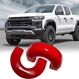 Tow Hook Covers Compatible with Chevy Colorado Trailboss 2015-2026 & GMC Canyon 2015 2016 2017 2018 2019 2020 2021 2022 Accessories (Not Fit 2023-2026 Colorado Z71 ZR2)-Upgrade Design, Silicone Rubber