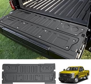 KUST Truck Tailgate Mat for 2023-2026 Ford F250/F350/F450 Accessories Super Duty, Bed Tailgate Liner All Weather Protection TPE Rubber (Also Fit Optional with Tailgate Step)