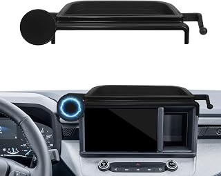 Car Phone Holder for Ford Maverick 2022 2023 2024 Accessories,8-Inch Screen Fixed Clip,Compatible with MagSafe Magnetic,Special Design with Storage Box,360° Rotation Dashboard Navigation Screen Mount