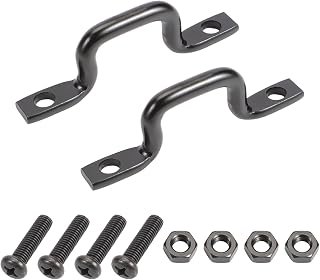 2 PCS Rear Bed Steel Tie Down Rope Hook with Screws Compatible with Ranger 2019 2020 2021 2022 2023 2024 2025 KB3Z-21550A74-A, W505594-S450B