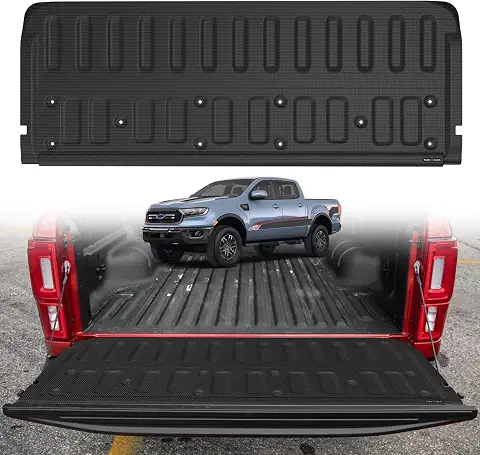 Tailgate Mat Compatible with 2019-2023 Ford Ranger Accessories, Tailgate Cover Custom Fit All Weather Protection Pickup Liner