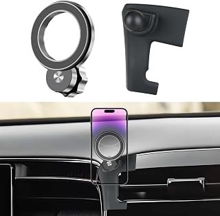 Car Magnetic Phone Mount for Hyundai Tucson 2022 2023 2024 and Hyundai Santa Cruz 2022-2024 Auto Interior Accessories Best Cellphone Holder Mobile Cell Phones Navigation Charging Screen Stand