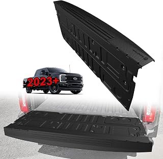 Truck Mat Compatible with 2023-2026 Ford Super Duty F250/F350/F450 Accessories, Tailgate Mat Custom Fit All Weather Protection Pickup Liner, w/Tailgate Cap Protector