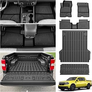 KUST Floor Mats Set for 2022-2026 Ford Maverick Accessories (Hybrid Only)