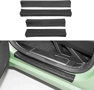 Door Sill Guards Kit Fit for 2022-2026 Hyundai Santa Cruz Accessories Entry Guard Protector Door Sill Protector