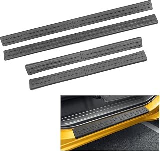 Door Sill Guards Kit Fit for 2016-2019 Nissan Titan Accessories Entry Guard Protector Door Sill Protector