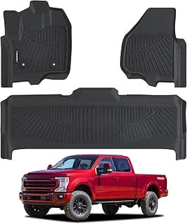 Floor Mats for Ford F250 F350 F450 2012-2016 Super Duty Crew Cab