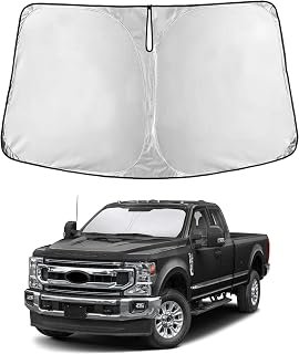 EcoNour Windshield Sunshade Compatible for Ford Super Duty 2017-2025 2026
