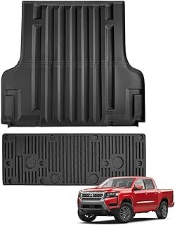 Truck Bed Mat & Tailgate Mat for Nissan Frontier 2022-2026 5FT Bed