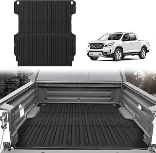 CARTIST Truck Bed Mat for Honda Ridgeline 5.3FT 2017-2025 2026, All Weather Bed Liner for Ridgeline Accessories, Heavy Duty TPE Trunk Mat, Car Accessories