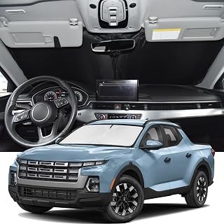 Windshield Sunshade for Hyundai Santa Cruz 2022-2026 Sun Shade 4 Layers