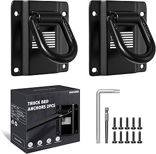 2 Pack Truck Bed Tie Down Anchors for 2015–2026 Ford F150 F250 F350