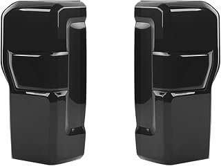Linskip Tail Light Covers Compatible with Ford F250/F350/F450/F550 2023-2026+, Tail Lamp Guard Trim Bezels Decoration Accessories, Exterior Accessories(Smoke Dark)