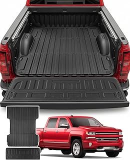 for Chevyt Silverado/GMC Sierra 1500 2014-2018 Truck Bed Mat Tailgate Mat