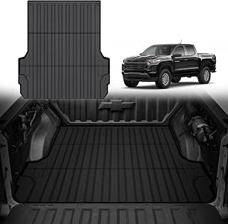 CARTIST Truck Bed Mat for Chevy Colorado/GMC Canyon 2023 2024 2025 2026 (Only for 5FT), All Weather Bed Liner for Colorado Accessories, Heavy Duty TPE Trunk Mat, Car Accessories