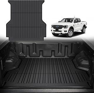CARTIST Truck Bed Mat for Ford Ranger 2024 2025 2026 (Only for 5FT), All Weather Bed Liner for Ranger Accessories, Heavy Duty TPE Trunk Mat, Car Accessories