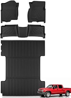 for Chevy Silverado/GMC Sierra 1500/2500 1996-2006 Floor Mats Truck Bed Mat