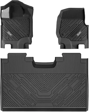 3W Floor Mats (with Metal Pedals) for Ford F-150 2015-2026 SuperCrew