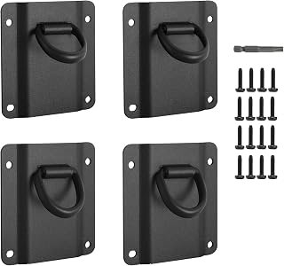 4 Pack Heavy Duty Tie Down Anchor Truck Bed Tie Downs Car Accessories Fit for 2015-2025 Ford F150 F250 F350 & Raptor 2026 Replace# FL3Z-99000A64-B & FL3Z-9928408-AB