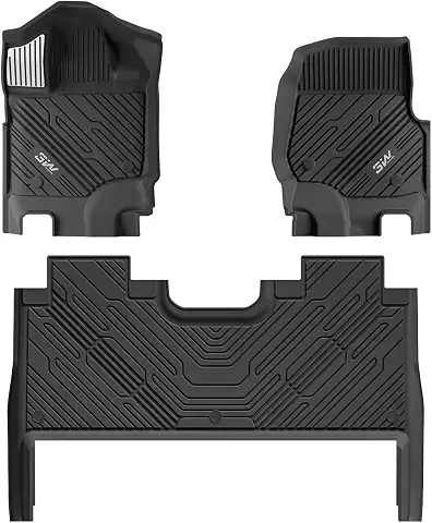 3W Floor Mats (with Metal Pedals) for Ford F-150 2015-2026 & F150 Lightning 2022-2025 SuperCrew