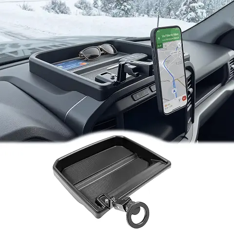 Dashboard Phone Mount for 2021-2026 Ford F150 w/o B&O(Separated Tray Style)