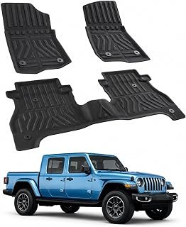 Car Floor Mats for Jeep Gladiator JT 2020 2021 2022 2023 2024 2025 2026