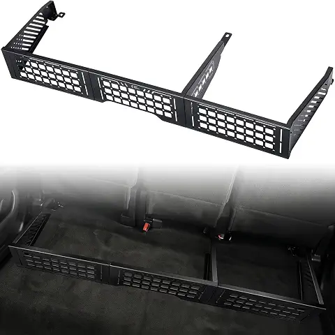 JOYTUTUS Under Seat Storage Molle Panel Compatible with Silverado/Sierra 2014-2018 1500 & 2019 1500 LD & 2015-2019 2500HD 3500HD, Crew Cab, Underseat Storage Truck Accessories