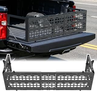 MusixiA Tailgate Extender Compatible with 2019-2026 Chevy Silverado GMC Sierra 1500 Truck Bed Extension Replacement for 2019-2026 Chevy Silverado Accessories