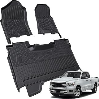 Floor Mats for 2019-2024 Dodge Ram 1500 Crew Cab New Body