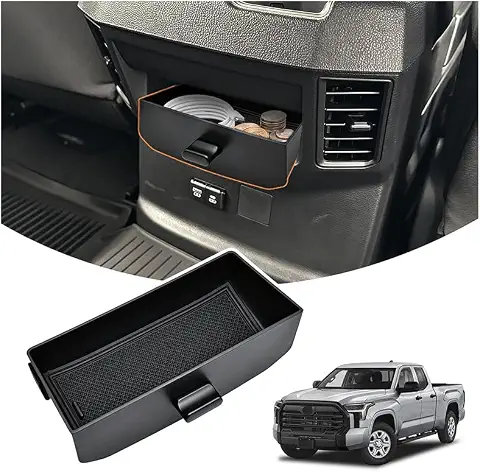 Rear Center Console Organizer for 2022-2026 Toyota Tundra Accessories