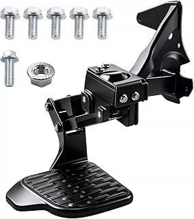 Upgraded 2026 Ram 1500 Accessories Retractable Bumper Tailgate Step Replace Dodge Ram 1500 2024 2025 2026 Truck Bed Step 82216597AC (Black)