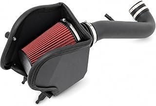 Cold Air Intake Kit with Heat Shield Compatible with 2018-2024 Jeep Wrangler JL Gladiator 3.6L V6, High Flow Intake Piping Kit with Reusable Filter
