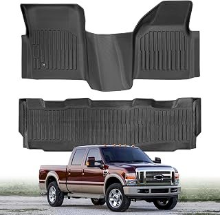 Floor Mats for Ford F250 F350 F450 F550 2008 2009 2010, Bench Seat