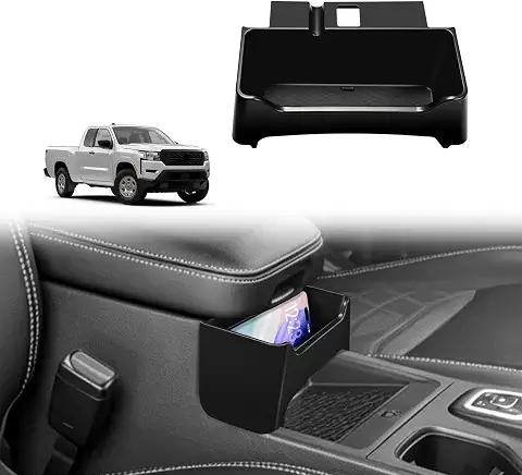 Muslogy Console Front Hanging Storage Box for 2022-2026 Nissan Frontier