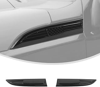 Linskip Fender Side Emblem Trim Compatible with 2011 2012 2013 2014 2015 2016 Super Duty Ford F250 F350 F450 F550, Fender Badges Cover, Exterior Accessories Gloss Black