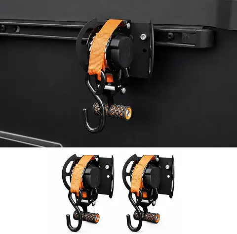 Mabett Retractable Ratchet Straps for 2005–2026 Toyota Tacoma & 2008+Tundra