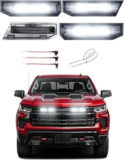 Front Grill Lights for 2022-2025 2026 Chevy Silverado 1500 Accessories