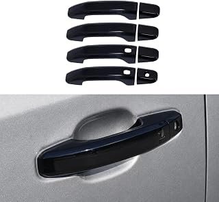 Barong for Chevy Silverado GMC Sierra 1500 2500HD 3500HD 2019-2026 Coloroda 2024-2026 Door Handle Cover Exterior Accessories Handle Protection - Glossy Black (with Smart Keyhole)