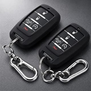 3/4/5/6 Button Key Fob Cover for 2019-2026 2027 Dodge RAM 1500 2500 3500