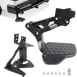 Retractable Rear Bed Step Compatible with 2024-2026 Dodge Ram 1500