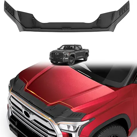 Hood Deflector Protector Compatible with 2022-2025 2026 Toyota Tundra Accessories Hood Protector TPE Bug Deflector Shield Replacement