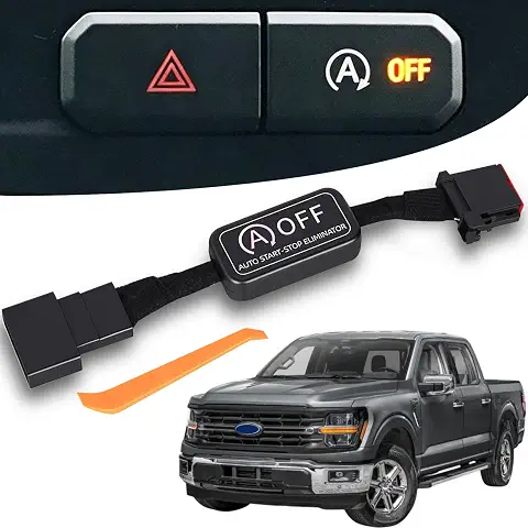 Auto Start Stop Eliminator Compatible for Ford F150 Accessories 2015-2026, Easy Plug & Play Design with Factory Connector, Smart Memory Module, F-150 Must Haves, Vehicle App Works Normally (2015-2020)